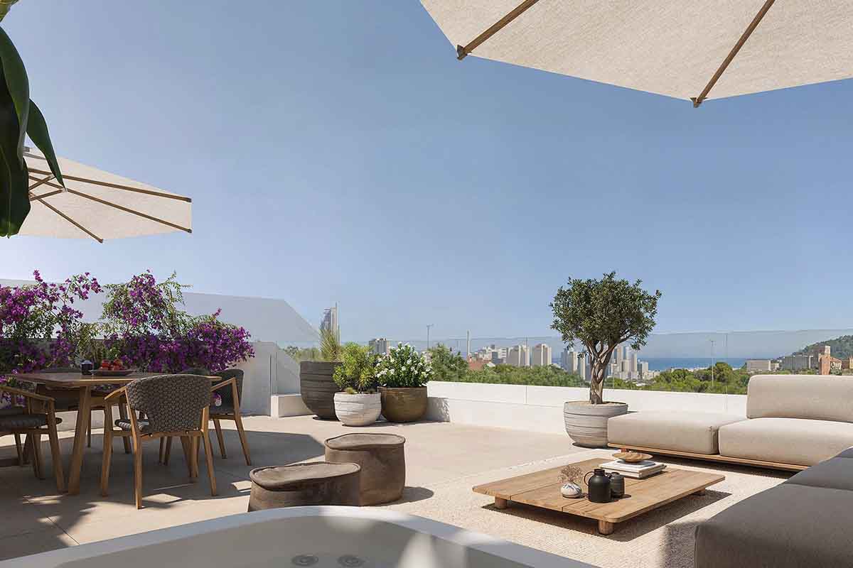 Ático con solárium